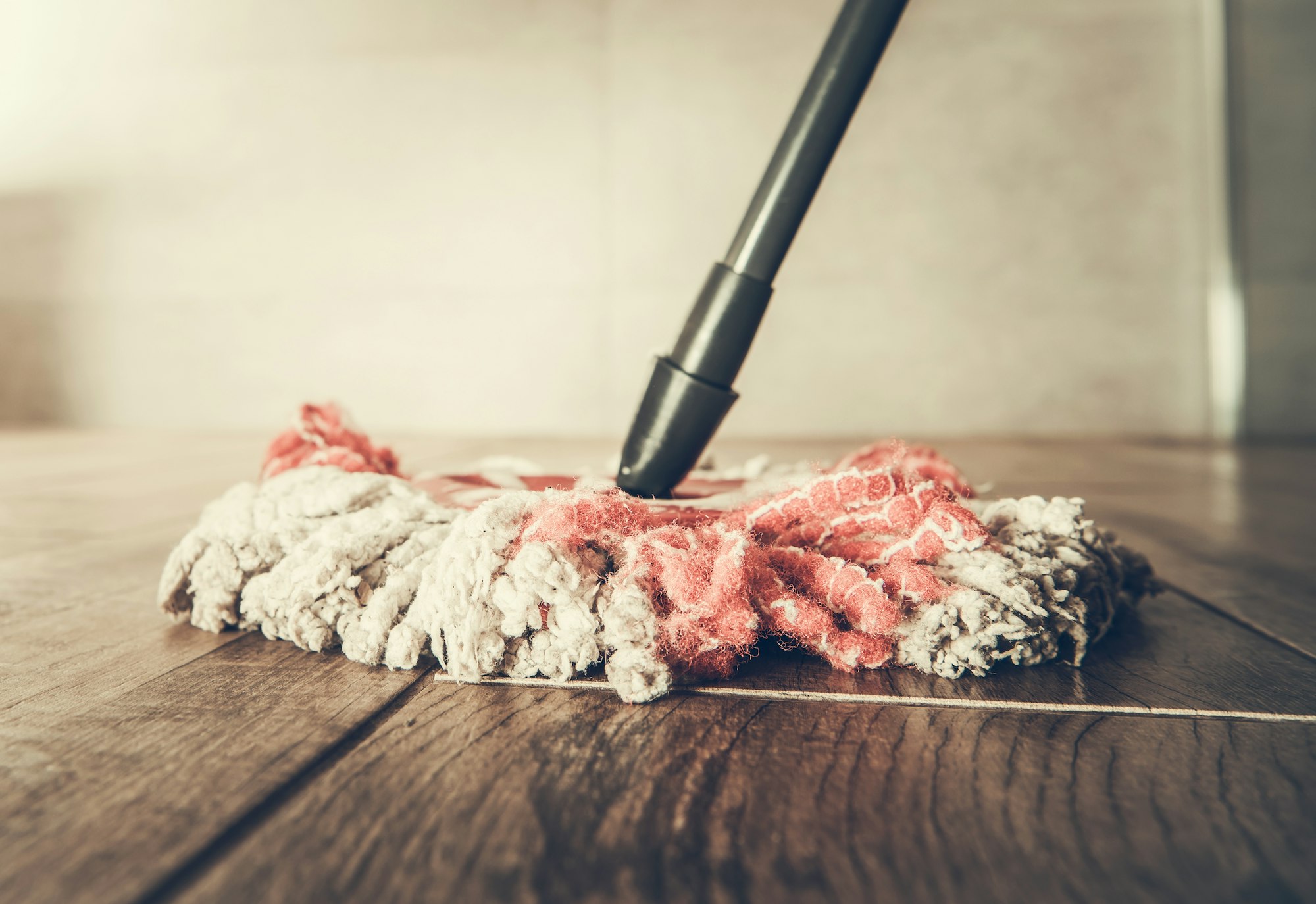 Cleaning Mop Closeup